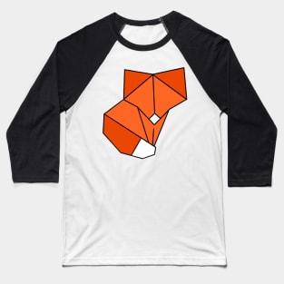 Origami fox Baseball T-Shirt